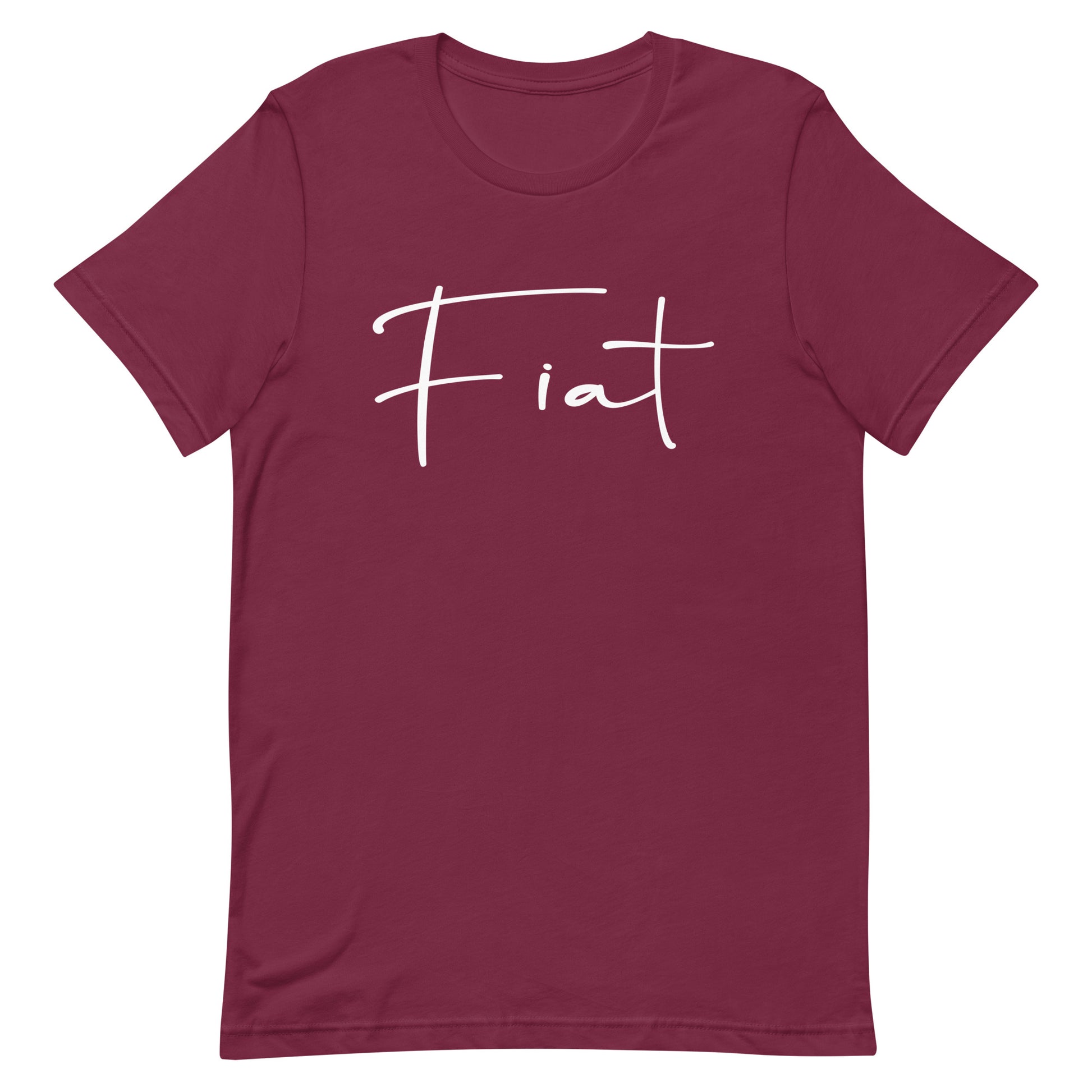 Fiat T-shirt in Maroon