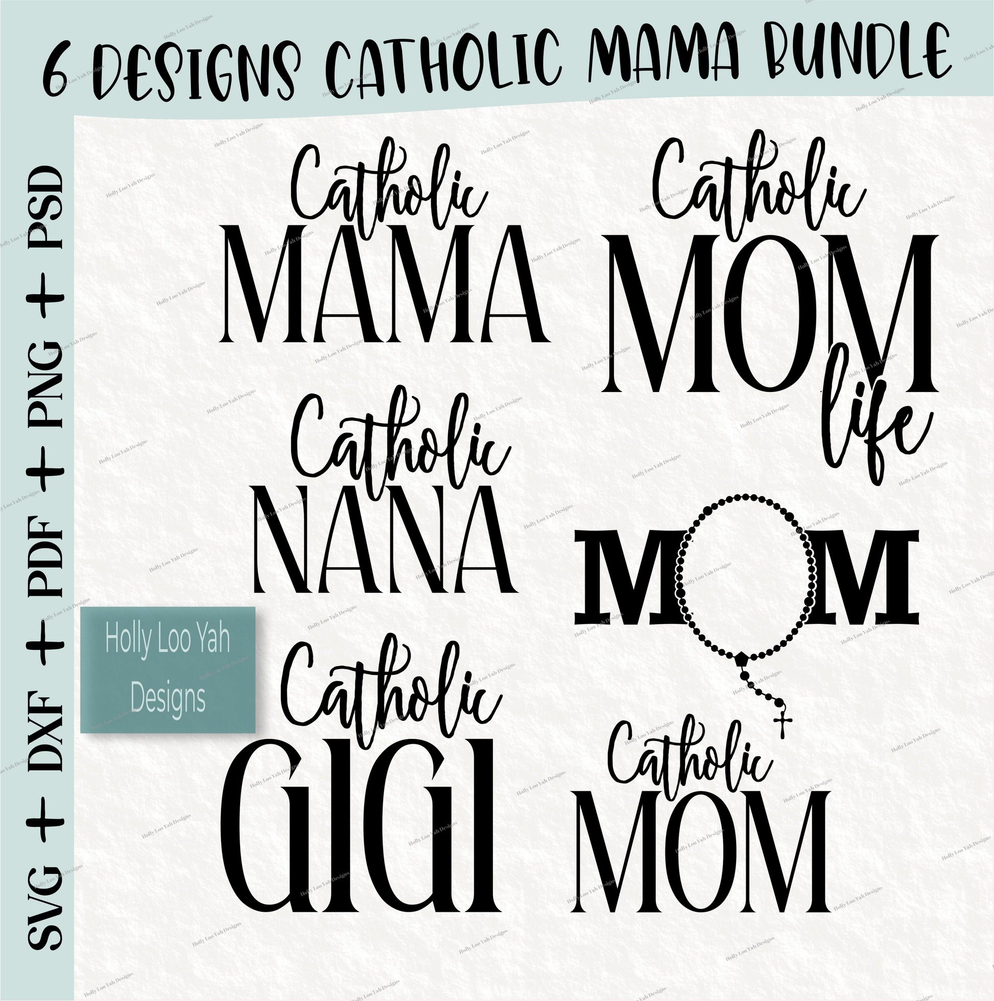 Catholic Mom SVG Bundle